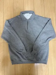 古着　Jerzees ハーフジップスウェットシャツ トレーナー メンズL