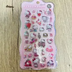 キティ　ボンボンドロップ　シール　ぷくぷくシール　3D　ぷっくり　立体