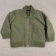 オリーブグリーン ジップアップアウター