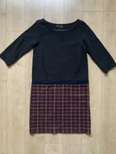 Green Label Relaxing チェック柄ワンピース 38