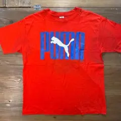 80s 90s ヴィンテージ プーマ PUMA USAプリントTシャツ シングル