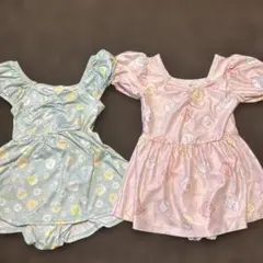 すみっコぐらし　ふんわりねころん　ワンピース水着 120 130サイズ　双子