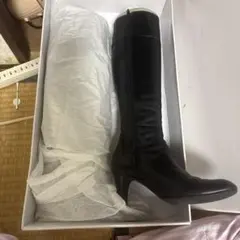 Marie femme ブラックロングブーツ 24.5cm - メルカリ