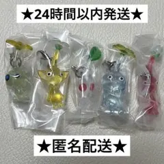 新品未使用　ピクミンめじるしアクセサリー２　赤ピクミン　氷ピクミン　など　５点
