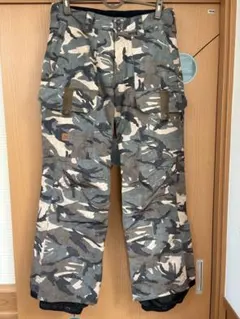 patagonia スノーボードパンツ キッズボーイズ XL 青系迷彩 - メルカリ