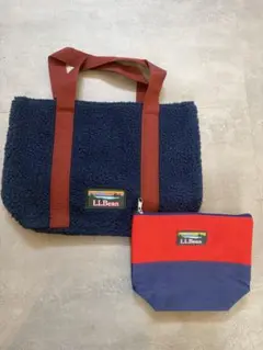 L.L.Bean ボアトートバッグとポーチセット