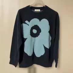 marimekko フラワー柄 セーター 長袖