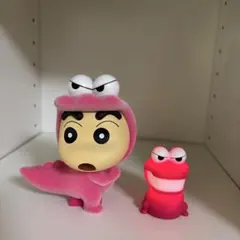 クレヨンしんちゃん ワニ山さん フロッキーフィギュア ライトマスコットセット