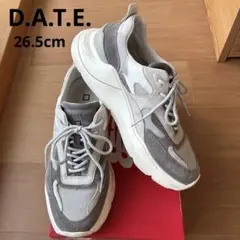 D.A.T.E. デイト FUGAフーガ　スニーカー グレー　26.5cmのサムネイル