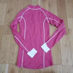 HELly HANSEN ピンク ハーフジップ トップス