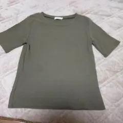 earth music&ecology リブTシャツ カーキ Mのサムネイル