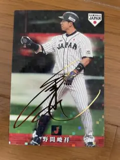 プロ野球チップス 2019 広島カープ 野間峻祥 WBC MLB 侍ジャパン