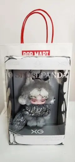 【訳あり】新品　XG SKULLPANDA ぬいぐるみ ポップマート正規品