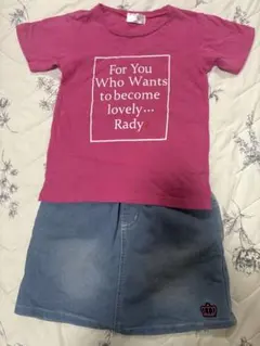 Rady Tシャツ BABYDOLLデニムスカート セットアップのサムネイル