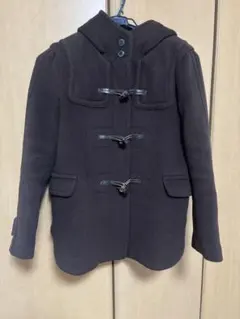 ウール　100% コート　レディース　ブラウン