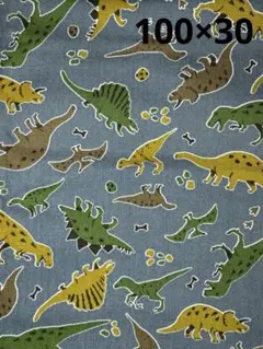 生地　恐竜柄　ハギレ