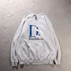 GILDAN トレーナー 企業ロゴ　グレー