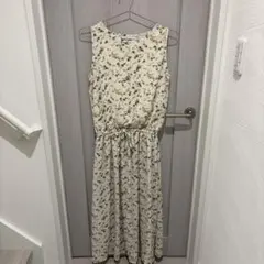 ノースリーブ ロングワンピース