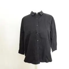 LEPSIM レプシィム ボタンシャツ F 綿 コットン ブラック 黒