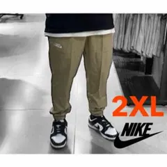 【新品最安値】ナイキ メンズ カフ パンツ 2XL ベージュ CUFF PANT