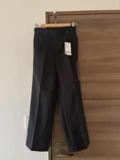 GLOBAL WORK ウツクシルエットワイドパンツ ダークグレー　S