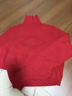 mschf タートルネック クロップドセーター