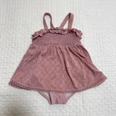 petit main ピンク フリル水着