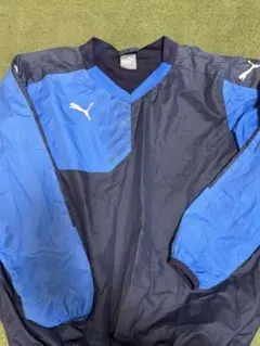 Puma 裏起毛140 ピステ・ウィンドブレーカー ネイビー/ブルー