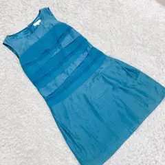 組曲 レディース ワンピース サイズ3 グリーン パーティー フォーマル