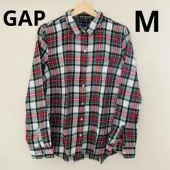 GAP ギャップ チェックシャツ ボーイフレンドフィット 胸ポケット