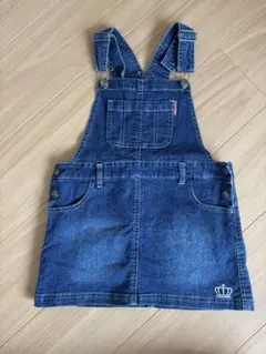 BABYDOLL デニムジャンバースカート 120