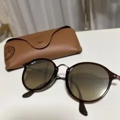 Ray-Ban RB2447NF ブラウン ミラーサングラス
