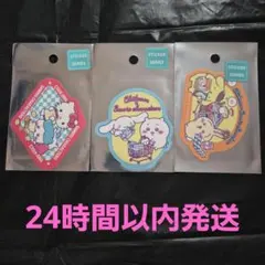 ちいかわ×サンリオ スーパーマーケット スマホに貼れるサイズのステッカー 3種