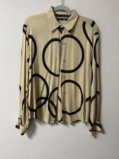 古着　サテンシャツ