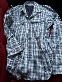 Columbia チェック柄 長袖シャツ M