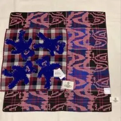 ヴィヴィアンウエストウッド　タオル　ガーゼ　チェック柄　テディベア　ORB