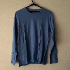 ロングTシャツ　ブルー