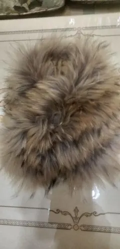 Lucifer ルシフェル　リアルファーマフラー　ベージュ