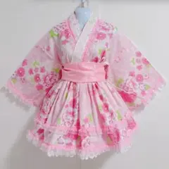 722⑦浴衣ドレス 地雷系 量産型 姫ギャル ロリータ 大人 - メルカリ