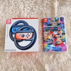 Nintendo レーシングホイールセット + マリオカート8デラックス