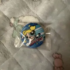 パワーパフガールズ バブルス 刺繍 缶バッジ