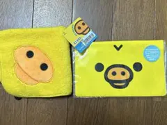 リラックマ キイロイトリ　通帳カバー&ミニタオル