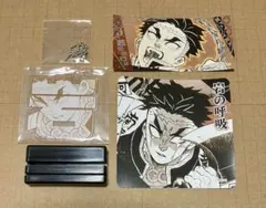 鬼滅の刃 鬼滅フェア 名場面ジオラマコレクション 箔押しステッカー　悲鳴嶼行冥