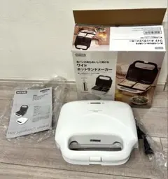 【未使用】ニトリ ワイドホットサンドメーカー TK-2927S 耳まで焼けるのサムネイル