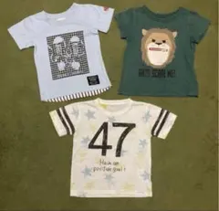 男の子 半袖Tシャツ 3点まとめ売り② 110