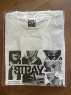 Straykidsスキズ ポプア RUN IT フォトTシャツ 白 L