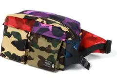 BAPE×PORTER MIX CAMO WAIST BAG
