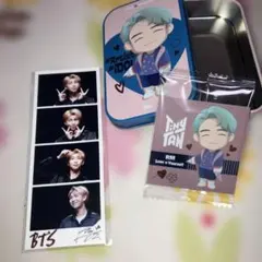 【未使用】BTS RM 缶ケース しおり　セット