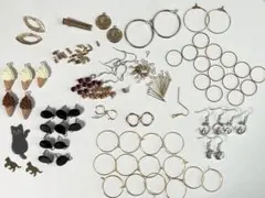 【アクセサリーパーツまとめ売り】ハンドメイド　ピアス　イヤリング　資材