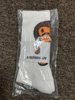 A BATHING APE ソックス ホワイト